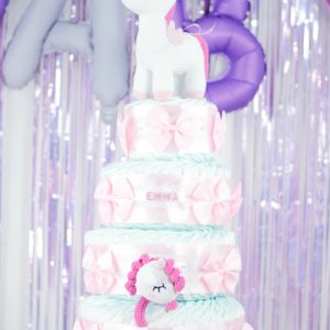 Gâteau de couches Deluxe Licorne