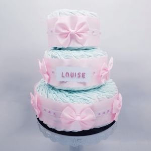 Gâteau de couches Deluxe Rose
