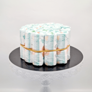 Gâteau de couches 1 étage personnalisable