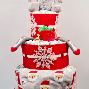 Gâteau de couches 3 étages Noël
